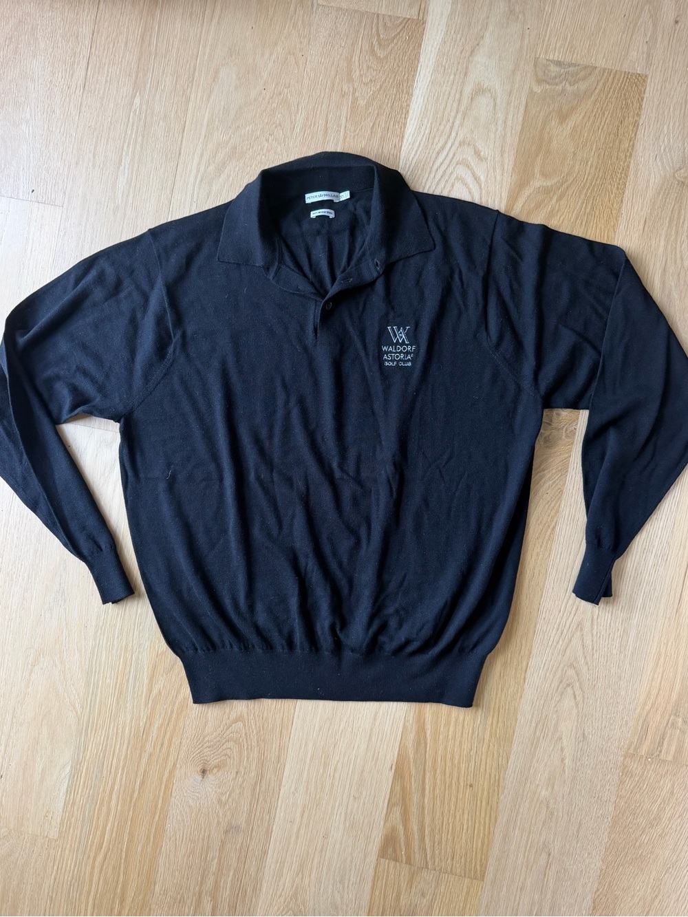 PETER MILLAR Waldorf Astoria Golf Club Italian Merino Wool Resort Golf Sweater